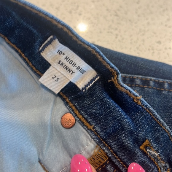Madewell High Rise skinny jeans size 25 - Picture 4 of 4